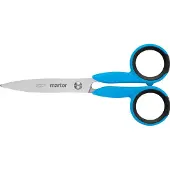 MARTOR Sicherheitsschere Secumax 363, ergonomisch, Soft-Grip, Spezialschliff, L 140 x H 63 mm, rostfreier Stahl/GFK, blau-schwarz