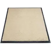 Miltex Schmutzfangmatte Eazycare Style, eckig, antistatisch, UV-beständig, waschbar, High-Twist-Nylon & Niltrilgummi, 750 x 850 mm, hellelfenbein