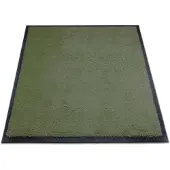Miltex Schmutzfangmatte Eazycare Style, eckig, antistatisch, UV-beständig, waschbar, High-Twist-Nylon & Niltrilgummi, 750 x 850 mm, chromoxidgrün