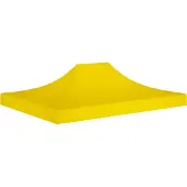 Prolenta Maison Exclusive - Partyzelt-Dach 4,5x3 m Gelb 270 g/m²