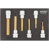 Hazet Steckschlüsselsatz 163-302/6 19mm 172mm manuell (Handbetätigung)