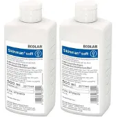 Ecolab Skinman soft Händedesinfektion Spenderflasche 2x 2x500 ml Lösung