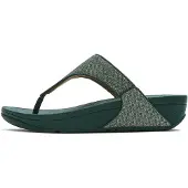 FitFlop FitFlop Lulu Shimmerglitz Zehenstegsandalen BLAU 41