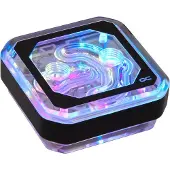 Alphacool Ice Block XPX Aurora CPU – Acryl Schwarz Digital RGB