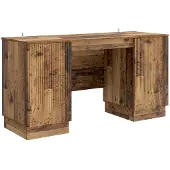 vidaXL Schreibtisch Altholz 142,5 x 50 x 75 cm Holzwerkstoff