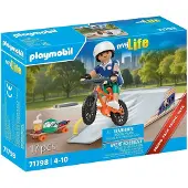Playmobil Snowboarder Mit Rampenbau-spiel