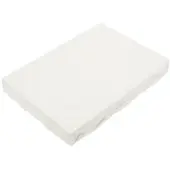 EXKLUSIV HEIMTEXTIL Jersey Spannbettlaken für Wasserbetten Rundumgummizug 200 x 220 cm Weiß