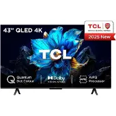 TCL QLED-Fernseher "43P71KX1", Energieeffizienz: F, schwarz, 43, Fernseher, Multi-HDR, Dolby Vision, Smart TV, Airplay2, Dolby Atmos, Game Master, QLED-Fernseher