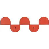 Nobodinoz - Vibes Wandgarderobe, 37 cm, burnt red