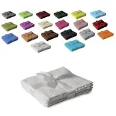 EXKLUSIV HEIMTEXTIL Seiftuch 4er Set 30 x 30 cm Weiss
