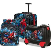 Samsonite Kinderkoffer "DAYDREAM MARVEL, Spiderman Mystery" 24 l 4 Rollen mit arretierbarem und versenkbarem Druckknopf-Trolleysystem