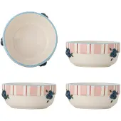 Bloomingville Trageschalen, rosa, 4er-Set