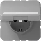 JUNG Steckdose 1f gr glz CD UP Klappd IP20 CD1520BFNAKLGR