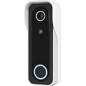 Trust DOORCAM-3000, Schwarz, Weiß, 2,4 GHz, Android, iOS, 3 MP, MicroSD (TransFlash), 256 GB