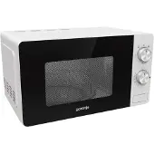 Gorenje M20XYZ MO20E2W ESSENTIAL LINE, Arbeitsplatte, Grill-Mikrowelle, 20 l, 800 W, Drehregler, Weiß
