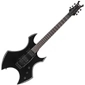 Gear4Music Harlem X E-Gitarre von Schwarz