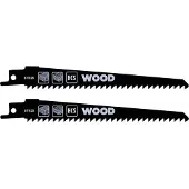 Kwb Säbelsägeblätter-Set HCS Holz, kurve 2-tlg 152 mm