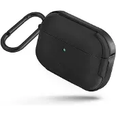 Uniq Etui Valencia Airpods Pro Czarny/Midnight Black Antimicrobial