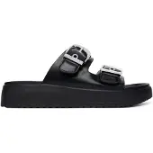 Tamaris Damen Bio/House Slipper Synthetik, schwarz, 38 EU
