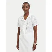 GUESS Hemd W6GH48 W1881 Weiß Classic Fit 18