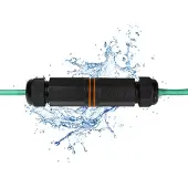 Logilink Patchkabelverbinder 2 x RJ45 Buchse wassergeschüt