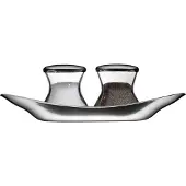WMF Wagenfeld Salz- und Pfefferstreuer-Set, 3-teilig