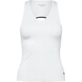 Björn Borg Tennisshirt Damen Ace V-Ausschnitt Tanktop Brilliant White-S