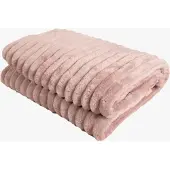 KMCarpets Stripe Decke 130x170, Rosa