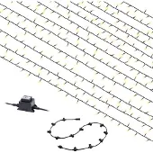 Heitronic LED Lichterkette Vorhangsystem-Set 110cm IP44 18,43W warmweiß 240 LEDs
