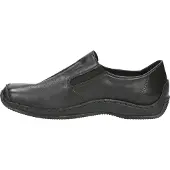 Rieker Damen Slipper Leder L1751, Größe:38 EU, Farbe:Schwarz