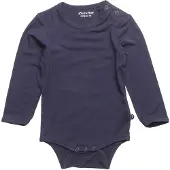 Minymo Body l/ä - Bambus - Navy - - 74 - Body L/Ä