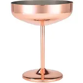 Genware Kupferbeschichtetes Cocktail Coupe Glas 30cl