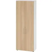 Hammerbacher Regal/Türen 6OH 968T6 Weiss/Eiche