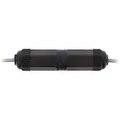 InLine Patchkabelkupplung Cat.6, wasserdicht IP67, 2x RJ45 Buchse, geschirmt, Schwarz