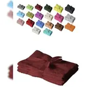 EXKLUSIV HEIMTEXTIL Handtuch 4er Set 50 x 100 cm Bordeaux