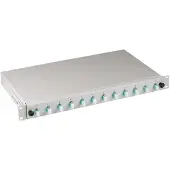 Efbe-Schott EFB Elektronik B71901L12OM3, LC, Aqua-Farbe, Grau, Multi-Modus, Metall, OM3, 483 mm