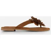 Lazamani Nomi Teenslippers - Cognac - Maat 42
