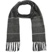 Suitable Herren Schal Acryl Schwarz 21-09