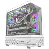 Darkflash DS950 PC Gehäuse + 6 Lüfter Weiß