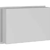 vidaXL Duschnische Silber 45 x 30 x 9,5 cm Edelstahl