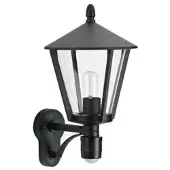 Albert 661815 Wandleuchte Typ Nr. 1815 - Farbe: schwarz, mit BWM für 1 x Lampe, E27