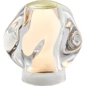 Loom Design Ice Ball Portable Tischleuchte Gold - , Ice Ball, dimmbar, Gold / Messing, für Wohnzimmer, Metall, Modern