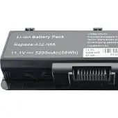 AccuCell Asus N45, N55, N75 Akku A32-N55 Ersatz-Akku 10,8V mit 5200mAh
