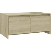 vidaXL Couchtisch Sonoma-Eiche 90x50x41,5 cm Holzwerkstoff