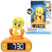 Lexibook - Tweety Night light Alarm Clock with sounds (RL800TW)