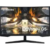 Samsung 80cm/32" (2560x1440) Odyssey G5 S32AG550EP Gaming WQHD LED 165Hz HDR10 1ms Curved HDMI DP Black