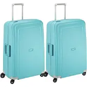 Samsonite S'cure Spinner 75cm Duo Pack Aqua Blau