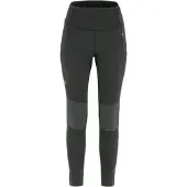 Fjällräven Legging Abisko Varm Trekking Tights Black-Iron Grey Damen-L