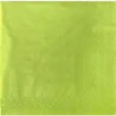 Papstar 15 X 20 Servietten, 3-lagig 1/4-Falz 33 cm x 33 cm limonengrün