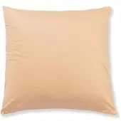 Doris Meyer Uni Interlock Jersey Bettwäsche Kissenbezug einzeln 40x40 cm | apricot - orange